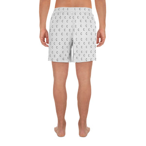 Men's Athletic Long Shorts (White)