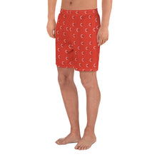 Load image into Gallery viewer, Men&#39;s Athletic Long Shorts (Red)
