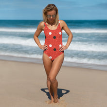 Load image into Gallery viewer, Red One-Piece Swimsuit
