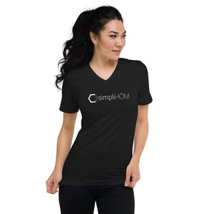 Unisex simpliHŌM Short Sleeve V-Neck T-Shirt